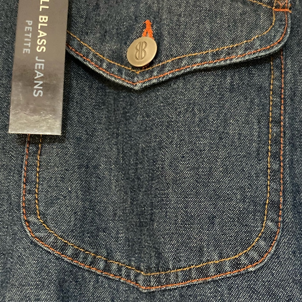 NWT Vintage Bill Blass 16 Petite Denim Skirt - Picture 4 of 10